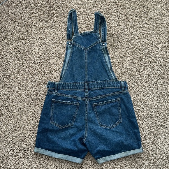 BLUENOTES Denim Overall Shorts - Picture 2 of 3